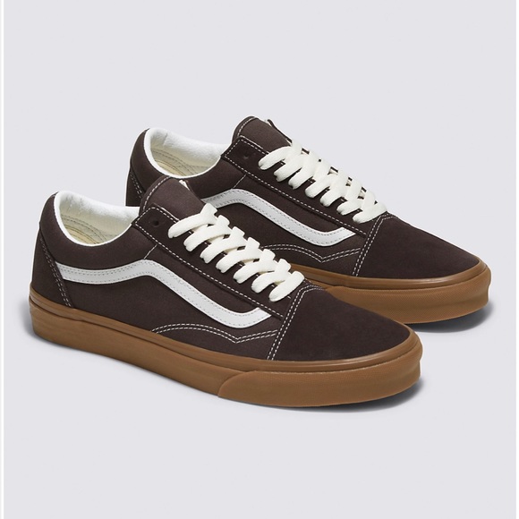 Vans Shoes - NIB Vans Old Skool Vintage Gum Chocolate M8/W9.5
